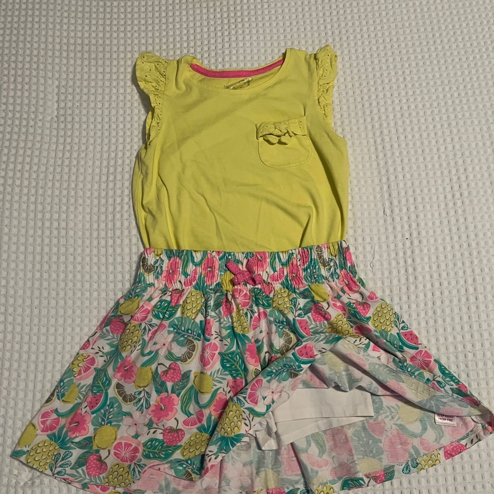 Cynthia Rowley Yellow and Pink Floral Kids Outfit